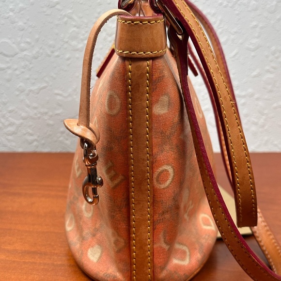 Dooney & Bourke Orange and Tan Shoulder Bag - Picture 10 of 14